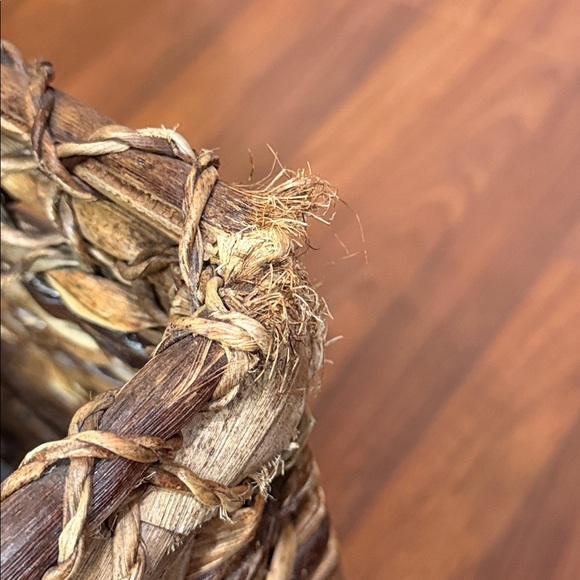 Woven Stair Step Basket Organizer with Handles - Picture 10 of 10